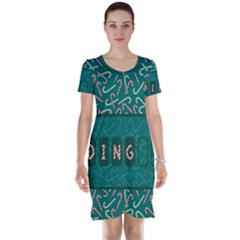 Advent Christmas Time Pre Christmas Time Short Sleeve Nightdress by Apen