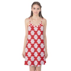 Christmas Snowflakes Background Pattern Camis Nightgown  by Apen