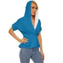 Blue Lego Texture Macro, Blue Dots Background, Lego Lightweight Drawstring Hooded Top View3