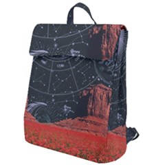 Astrology Surreal Surrealism Trippy Visual Art Flap Top Backpack by Bedest