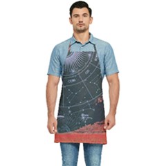 Astrology Surreal Surrealism Trippy Visual Art Kitchen Apron by Bedest