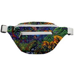 Psychedelic Digital Art Artwork Landscape Colorful Fanny Pack by Bedest