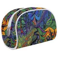 Psychedelic Digital Art Artwork Landscape Colorful Make Up Case (medium) by Bedest