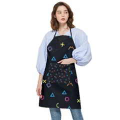 Kids , Kids , Background, Doodle Pocket Apron by kyorashop23