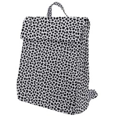 Marble Cracked Pattern Surface Flap Top Backpack by Bedest