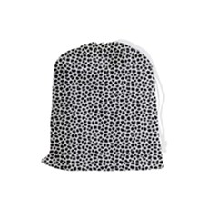 Marble Cracked Pattern Surface Drawstring Pouch (large) by Bedest