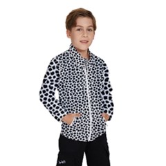 Marble Cracked Pattern Surface Kids  Windbreaker by Bedest