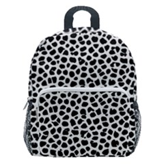 Marble Cracked Pattern Surface Kids  Age 5-10 Lightweight School Backpack With Side Pockets by Bedest