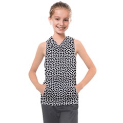 Marble Cracked Pattern Surface Kids  Sleeveless Hoodie by Bedest