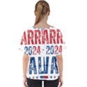 Kamala Harris 2024 Walz V-Neck Dolman Drape Top View2