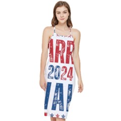 Kamala Harris 2024 Walz Bodycon Cross Back Summer Dress by Safari
