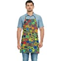 Circles, Colorful Kitchen Apron View1