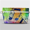 Music Texture, Grunge Music Background Handbag Organizer View1