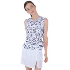 Embrace The Magic Inspirational Phrase Pattern Women s Sleeveless Sports Top by dflcprintsclothing