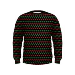 Geometric Abstract Pattern Line Kids  Sweatshirt by Salmanaz77