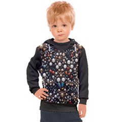 Pearls And Stones Kids  Hooded Pullover by dedoma
