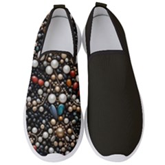 Pearls And Stones Men s Slip On Sneakers by dedoma
