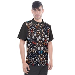 Pearls And Stones Men s Polo T-shirt by dedoma