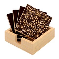 Pearls And Stones Bamboo Coaster Set by dedoma