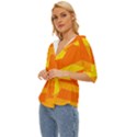 Pattern Abstract Triangle Simple Lightweight Drawstring Hooded Top View2
