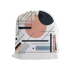 Abstract Architecture Drawstring Pouch (xl) by Bedest