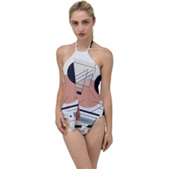 Abstract Architecture Go With The Flow One Piece Swimsuit by Bedest