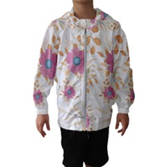 Flowers Blossom Spring Garden Kids  Hooded Windbreaker by Bedest