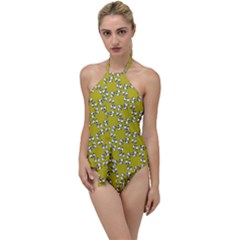 Eyes Pattern Go With The Flow One Piece Swimsuit by Bedest
