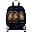 Galaxy Background Star Zip Up Backpack View3