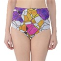 Architecture Glass Abstract Pattern Classic High-Waist Bikini Bottoms View1