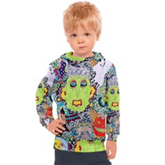 Supersonic Monster Mash Kids  Hooded Pullover by chellerayartisans