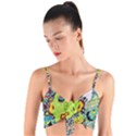 Supersonic Monster Mash Woven Tie Front Bralet View1