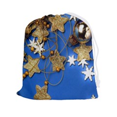 Merry Christmas, Baubles Drawstring Pouch (2xl) by kyorashop23