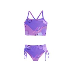 Colorful Labstract Wallpaper Theme Girls  Tankini Swimsuit by Apen