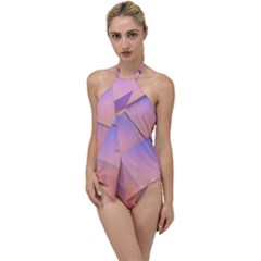 3d Texture Abstract Pattern Vintage Go With The Flow One Piece Swimsuit by Grandong