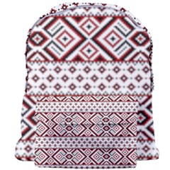Illustration Of Ukrainian Folk Seamless Pattern Ornament Giant Full Print Backpack by Grandong
