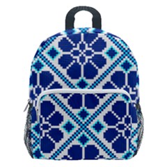 Illustration Of Ukrainian Folk Seamless Pattern Ornament Ethnic Ornament Kids  Age 5-10 Lightweight School Backpack With Side Pockets by Grandong