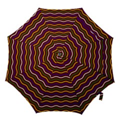 Multicolor Wave Pattern Hook Handle Umbrellas (large) by ytdream