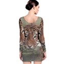Swimming Tiger Long Sleeve Bodycon Dress View2