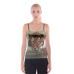 Swimming Tiger Spaghetti Strap Top by ExtraAwesomeSauce