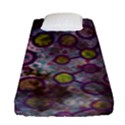 Abstract Molecular Space Art Fitted Sheet (Single Size) View1