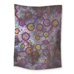 Abstract Molecular Space Art Medium Tapestry by ExtraAwesomeSauce