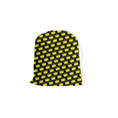 Royalty Inspired Crown Pattern Drawstring Pouch (small) by ExtraAwesomeSauce