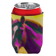 Vibrant Abstract Equine Art Can Holder by ExtraAwesomeSauce