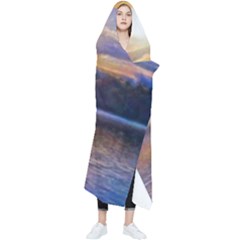 Serene Sunset Over Water Wearable Blanket by ExtraAwesomeSauce