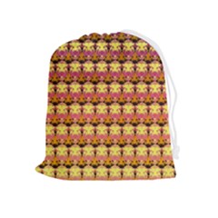 Gradient Lion Head Pattern Drawstring Pouch (xl) by ExtraAwesomeSauce