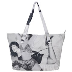 Betty Page Bdsm Full Print Shoulder Bag by CherleyTemples