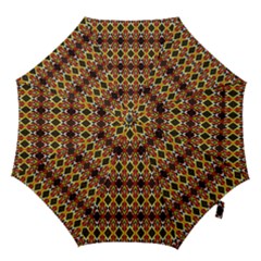 Colorful Geometric Pattern Design Hook Handle Umbrellas (medium) by ExtraAwesomeSauce