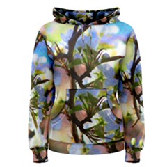 Springtime Pear Tree Blossoms Women s Pullover Hoodie by ExtraAwesomeSauce