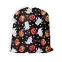 Cool Halloween Ghosts, Adoxali, Autumn Drawstring Pouch (2XL) View2
